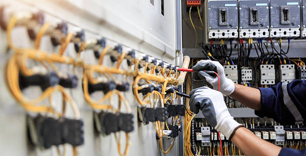 Professional Electrician technician working in Fairfield Harbour, NC